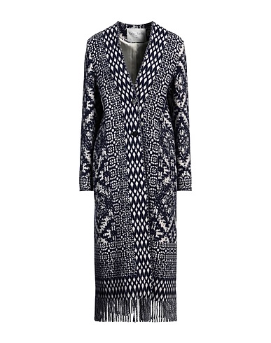 FORTE_FORTE Coat Blue 80% Wool, 20% Polyamide