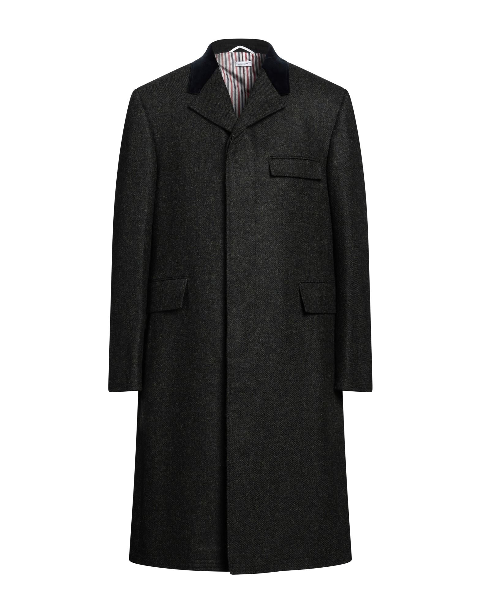 THOM BROWNE | Midnight blue Men's Full-length Jacket | YOOX