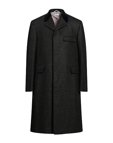 THOM BROWNE Coat Military green 100% Wool