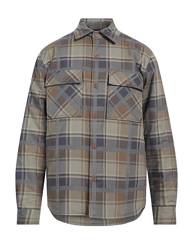 CLOSED Camicia a quadri Verde militare 100% Cotone