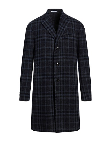 BOGLIOLI Coat Navy blue 95% Virgin Wool, 5% Elastane