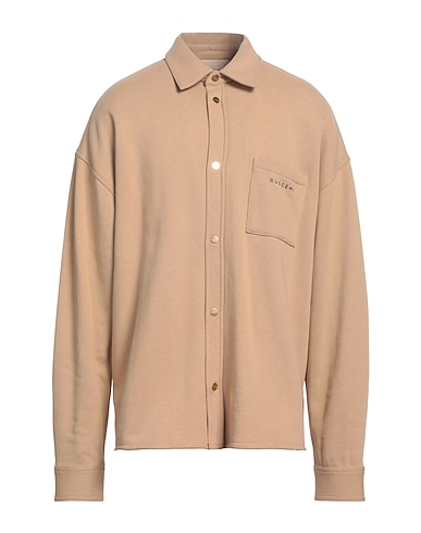 BUSCEMI Однотонная рубашка 60% Хлопок, 40% Полиэстер, Эластан