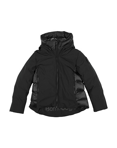 BOMBOOGIE Shell  jacket Black 96% Polyester, 4% Elastane, Nylon
