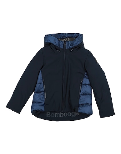 BOMBOOGIE Shell jacket Navy blue 96% Polyester, 4% Elastane, Nylon