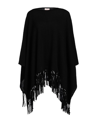 LIU •JO Cape Black 45% Viscose, 25% Polyamide, 25% Wool, 5% Cashmere