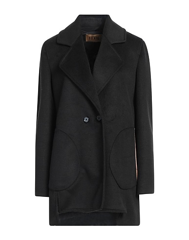 ALVIERO MARTINI 1a CLASSE Abrigo Negro 92% Poliéster, 8% Viscosa