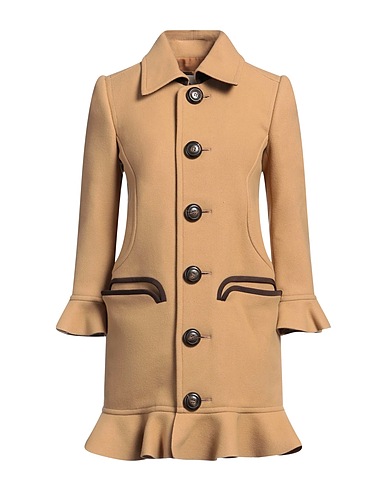 DSQUARED2 Coat Camel 75% Virgin Wool, 25% Polyamide, Silk