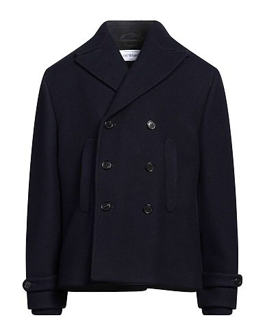 OFF-WHITE™ Coat Midnight blue 80% Virgin Wool, 20% Polyamide