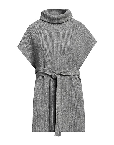 CESAR CASIER Polo neck Grey 47% Wool, 32% Camel wool, 21% Polyamide