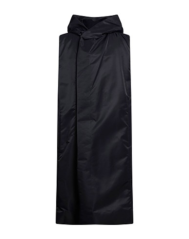 RICK OWENS コート ブラック ナイロン 100%