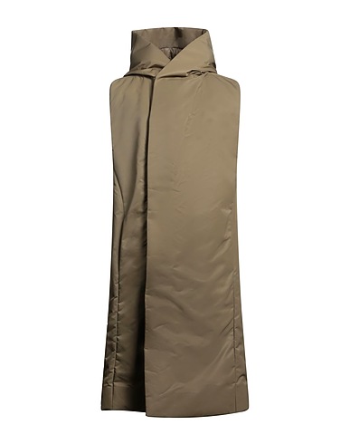 RICK OWENS Coat Sage green 100% Polyamide