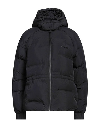 GANNI Shell jacket Black 100% Recycled polyester