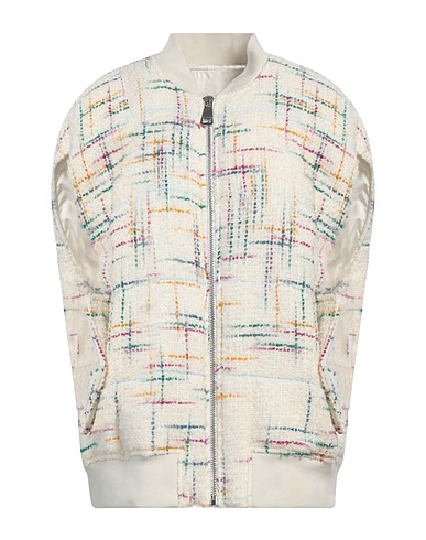 KHRISJOY Bomber Ivory 43% Wool, 22% Synthetic fibers, 16% Acrylic, 12% Viscose, 7% Cotton