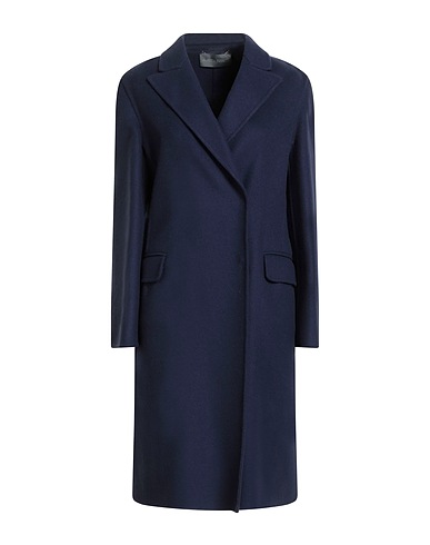 ALBERTA FERRETTI Coat Navy blue 100% Virgin Wool