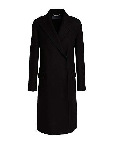 ALBERTA FERRETTI Coat Black 100% Virgin Wool