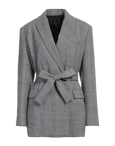 PINKO テーラードジャケット グレー バージンウール 64% / ポリエステル 35% / ポリウレタン 1%