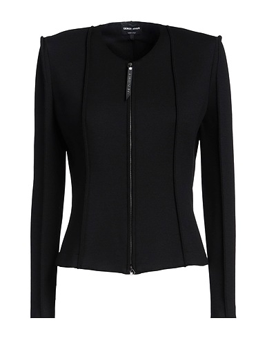 GIORGIO ARMANI Jacket Black 98% Virgin Wool, 2% Elastane