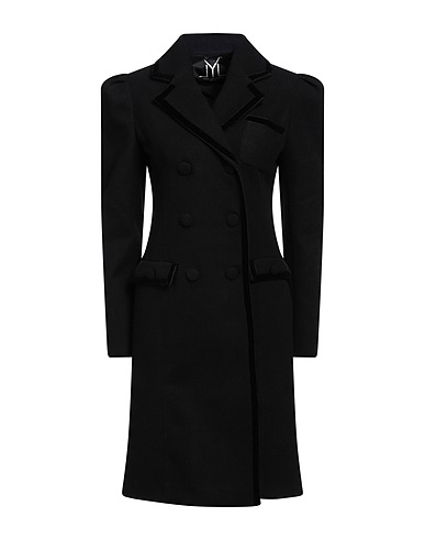 YES LONDON Cappotto Nero 57% Acrilico, 40% Poliestere, 3% Lana
