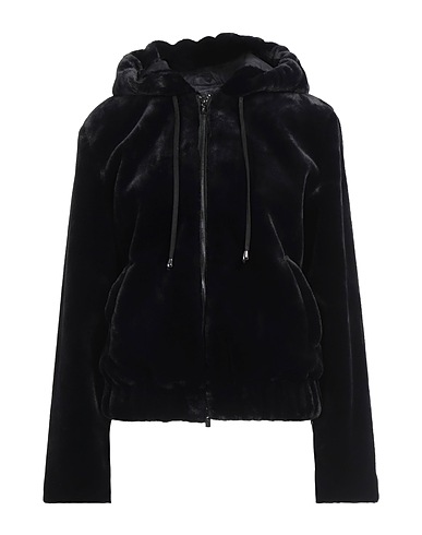 TAKE-TWO Teddy Coat Nero 100% Poliestere