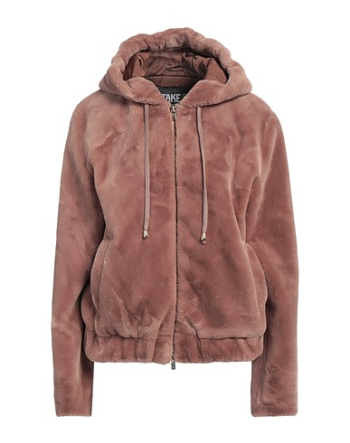 TAKE-TWO Teddy Coat Nocciola 100% Poliestere