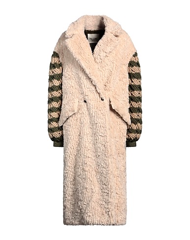 TU LIZÉ Teddy Coat Beige 100% Polyester, Acrylic, Wool