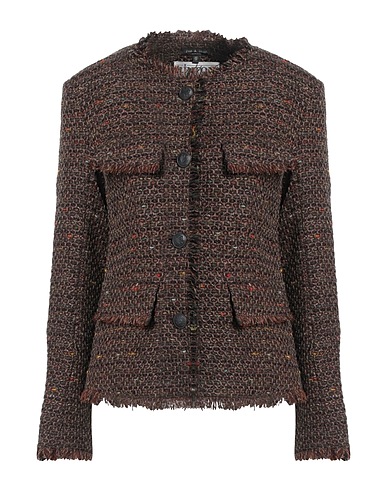 RAG & BONE Jacket Dark brown 61% Wool, 21% Synthetic fibers, 16% Recycled wool, 2% Other Fibres