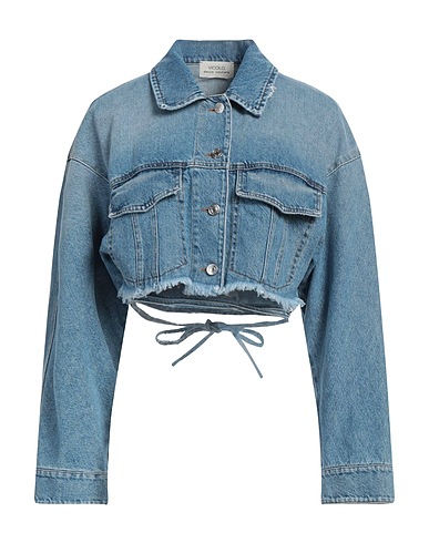 VICOLO Denim jacket Blue 100% Cotton