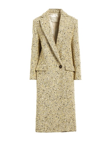 TELA Coat Pastel yellow 35% Acrylic, 32% Polyester, 25% Virgin Wool, 5% Wool, 3% Other Fibres