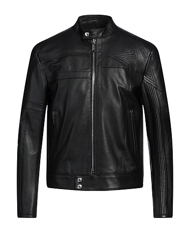 DSQUARED2 Bikerjacke Schwarz 100% Rindsleder