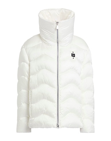 BLAUER. Shell jacket White 100% Polyamide