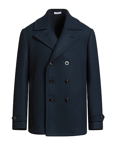 BOGLIOLI Coat Navy 70% Virgin Wool, 25% Polyamide, 5% Cashmere