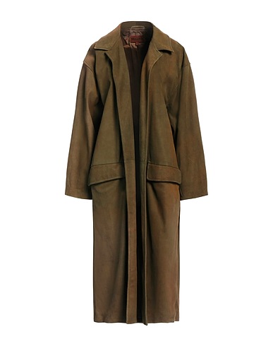 YEEZY Blouson en cuir Kaki 100% Cuir d'agneau