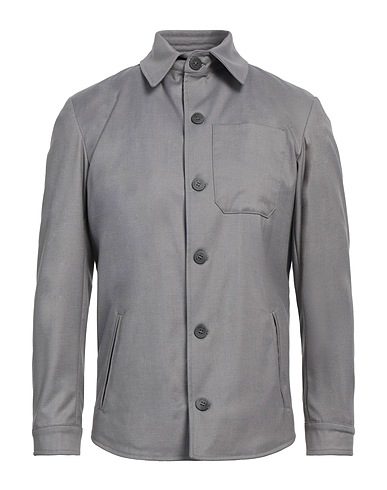 EREDI DEL DUCA Jacke Grau 62% Polyester, 35% Viskose, 3% Elastan