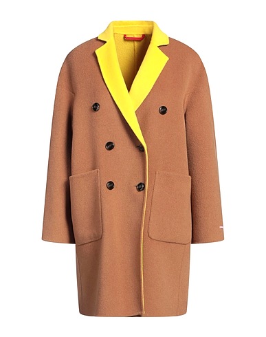 MAX&Co. Cappotto RICCARDO Marrone 90% Lana Vergine, 10% Poliammide
