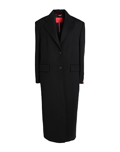 MAX&Co. Cappotto SOWINDY COLLABORATION WITH PIETRO TERZINI Nero 54% Poliestere, 44% Lana Vergine, 2% Elastan