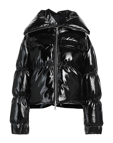 BCBGMAXAZRIA Shell jacket Black 100% Polyurethane