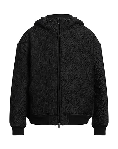 EMPORIO ARMANI Jacket Black 100% Polyester, Wool, Acrylic