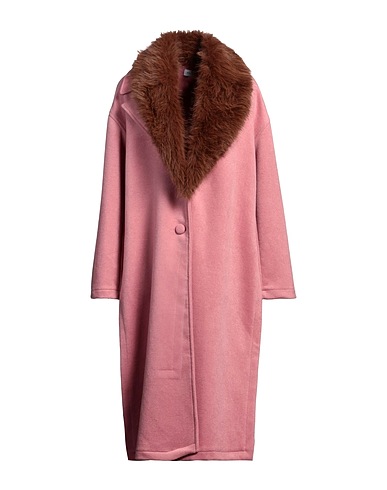 WEILI ZHENG Mantel Rosa 50% Wolle, 50% Polyester