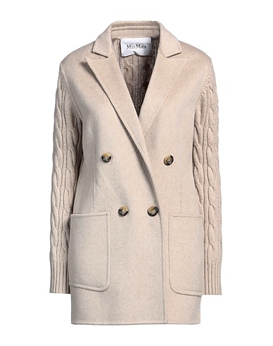 MAX MARA コート サンド ウール 70% / カシミヤ 30%