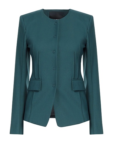 PATRIZIA PEPE Jacket Deep teal 53% Polyester, 43% Virgin Wool, 4% Elastane