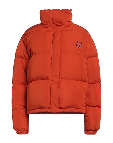 MAISON KITSUNÉ パファージャケット オレンジ ポリエステル 100%