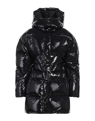 PINKO Shell jacket Black 100% Polyamide, Polyurethane