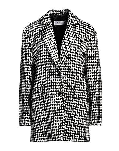 MAX MARA Coat Black 100% Virgin Wool