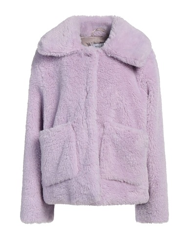 WEILI ZHENG Teddy Coat Lilla 100% Poliestere
