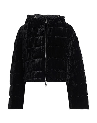 ERMANNO FIRENZE Shell jacket Black 100% Polyester, Wool