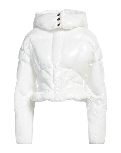 PINKO Shell jacket White 100% Polyamide, Polyurethane