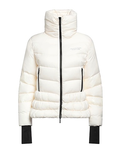 ARMANI EXCHANGE Shell jacket Off white 100% Polyamide, Polyurethane