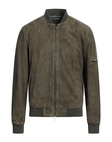 HARMONT & BLAINE Bomber Military green 100% Sheepskin