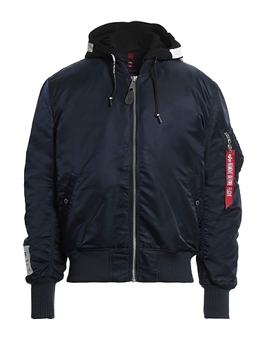 ALPHA INDUSTRIES Bomber Midnight blue 100% Nylon, Cotton, Polyester
