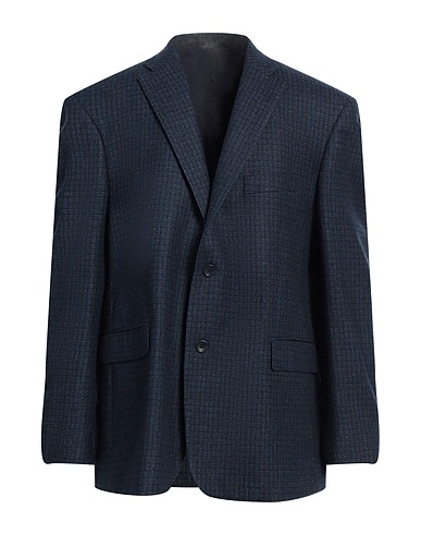 ANGELO NARDELLI Blazer Midnight blue 100% Virgin Wool